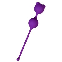 Фиолетовые вагинальные шарики A-Toys с ушками Фиолетовые вагинальные шарики A-Toys с ушками