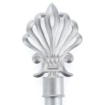 Черная плеть из кожи Gray с серебристой ручкой - 64 см