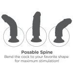 Большой реалистичный вибромассажер на присоске 9  Vibrating Cock - 24,8 см