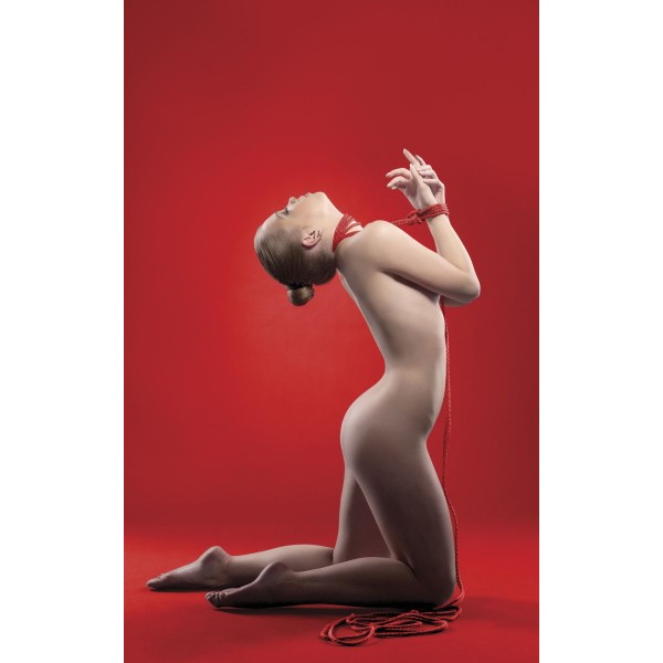 Красная веревка для бандажа Kinbaku - 10 м