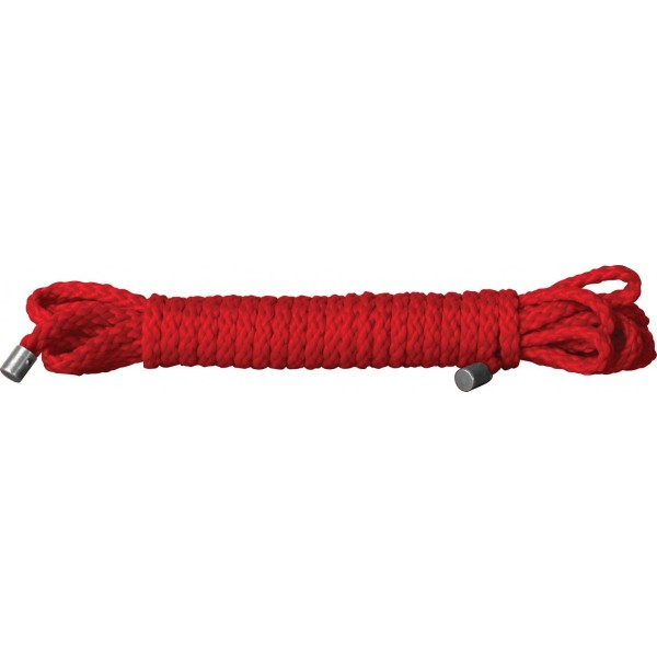 Красная веревка для бандажа Kinbaku - 10 м