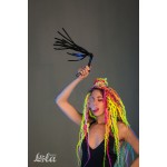 Черная плеть Party Hard Risque - 63,5 см