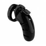 Чёрный мужской пояс верности Model 03 Chastity 45  Cock Cage