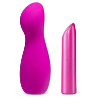 Лиловый вибромассажер B1 - 13,97 см. Лиловый вибромассажер B1 - 13,97 см.