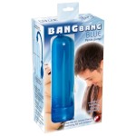 Синяя вакуумная помпа Bang Bang - 20 см