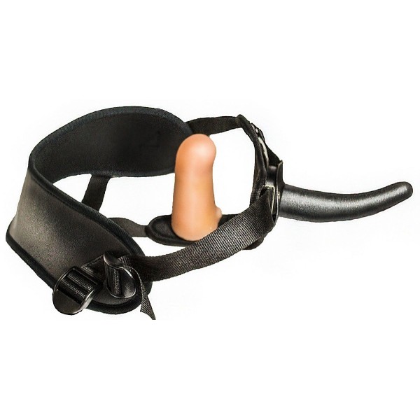 Женский страпон с вагинальной пробкой Woman Strap - 12 см