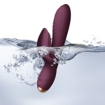 Фиолетовый вибратор-кролик Climaximum Spirit - 18 см
