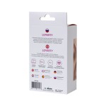 Розовая силиконовая анальная пробка Loverty - 8 см