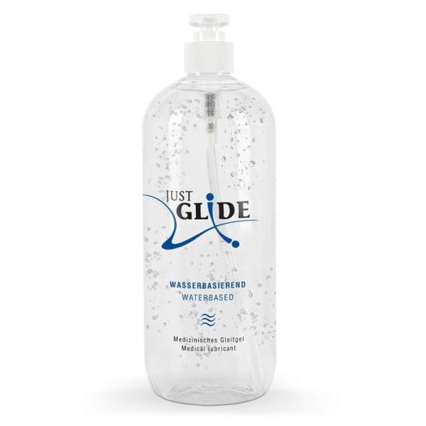 Гель-смазка на водной основе Just Glide Waterbased - 1000 мл