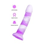 Фиолетовый фаллоимитатор Neil - 18 см
