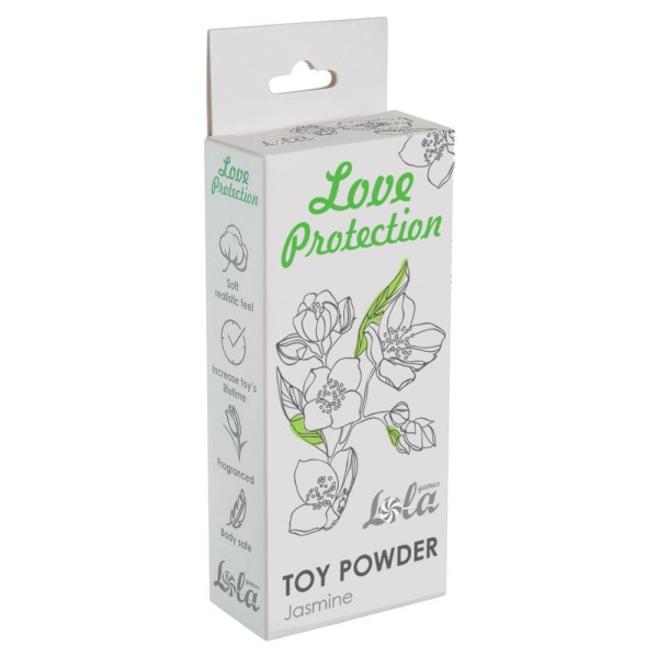 Пудра для игрушек Love Protection с ароматом жасмина - 15 гр