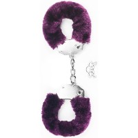 Наручники в фиолетовой меховой опушке Наручники в фиолетовой меховой опушке