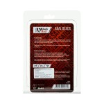Чёрная гибкая анальная цепочка Black Red - 31 см