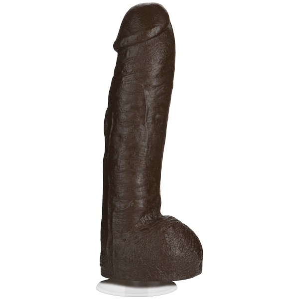 Коричневый фаллоимитатор BAM Huge 13  Realistic Cock - 31 см