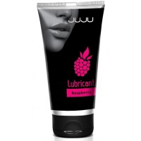 Съедобный лубрикант JUJU с ароматом малины - 50 мл. Съедобный лубрикант JUJU с ароматом малины - 50 мл.
