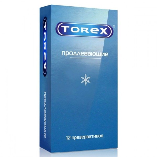 Презервативы Torex  Продлевающие  с пролонгирующим эффектом - 12 шт