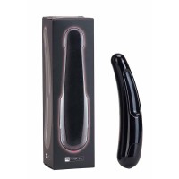 Чёрный многоскоростной дизайнерский вибромассажёр Saber - 17,5 см. Чёрный многоскоростной дизайнерский вибромассажёр Saber - 17,5 см.