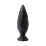 Черная большая анальная пробка Mojo Spades Large Butt Plug - 12 см