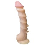 Фаллоимитатор REAL Standard с шипами - 16 см