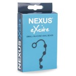 Черная анальная цепочка Excite S - 24 см