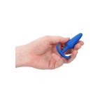 Синяя анальная пробка для ношения Slim Butt Plug - 8,3 см