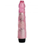 Розовый вибратор-реалистик - 22,5 см