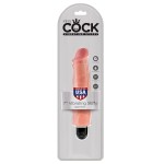 Телесный вибратор-реалистик 7  Vibrating Stiffy - 21,6 см