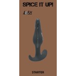 Серая анальная пробка Starter - 10,5 см