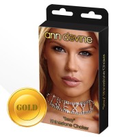 Золотистый ошейник из кристаллов SEXY Rhinestone Choker Золотистый ошейник из кристаллов SEXY Rhinestone Choker