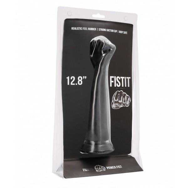 Чёрный кулак для фистинга Fisting Power Fist - 32,5 см