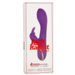 Фиолетовый вибратор-кролик с нагревом Jack Rabbit Signature Heated Silicone Rotating - 21,5 см