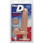 Телесный вибратор-реалистик The D Perfect D Vibrating 8  - 23 см