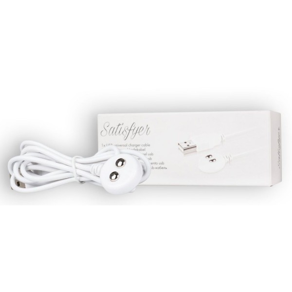 Белый магнитный кабель для зарядки Saisfyer USB Charging Cable