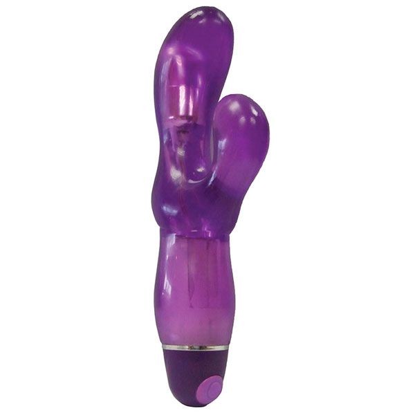 Фиолетовый вибратор для точки G ULTRA G-SPOT - 15 см