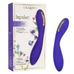 Фиолетовый вибратор с электростимуляцией Intimate E-Stimulator Wand - 21,5 см