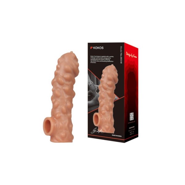 Насадка на фаллос с крупными бугорками EXTREME SLEEVE - 17,6 см