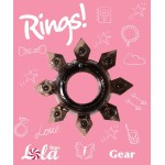 Чёрное эрекционное кольцо Rings Gear