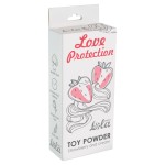 Пудра для игрушек Love Protection с ароматом клубники со сливками - 30 гр