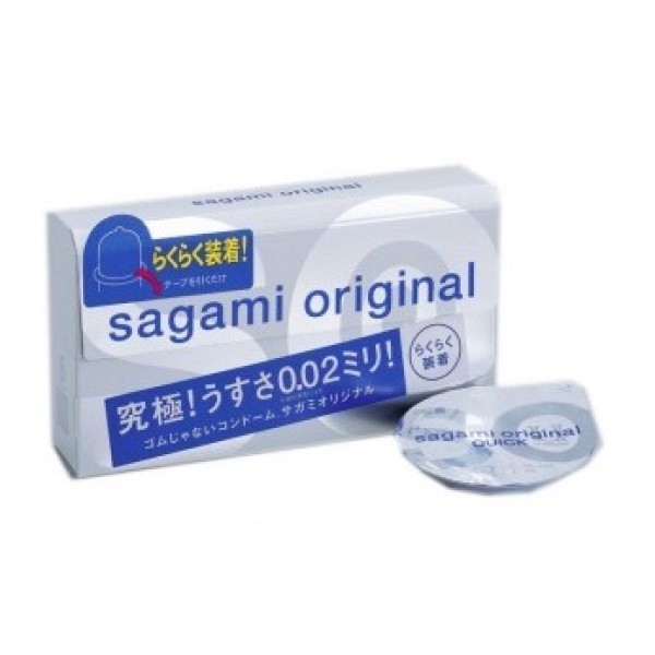 Ультратонкие презервативы Sagami Original 002 Quick - 6 шт