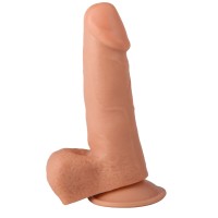 Гелевый фаллоимитатор-реалистик на присоске - 15,5 см.