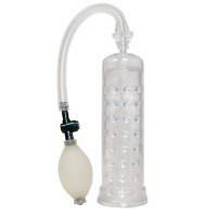 Прозрачная вакуумная помпа с грушей - 19,5 см. Прозрачная вакуумная помпа с грушей - 19,5 см.