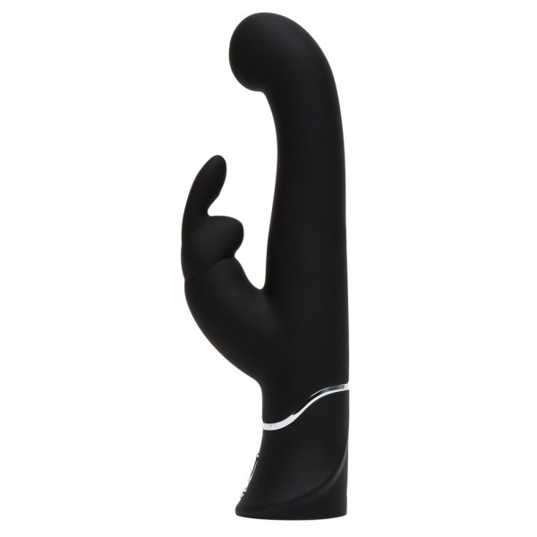 Черный вибратор-кролик G-Spot Stroking Vibrator - 24,2 см