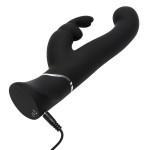 Черный вибратор-кролик G-Spot Stroking Vibrator - 24,2 см