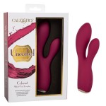 Малиновый вибромассажер-кролик Uncorked Cabernet - 18,5 см