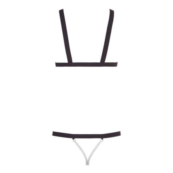 Эластичное боди с цепочками Bad Kitty Strap Body