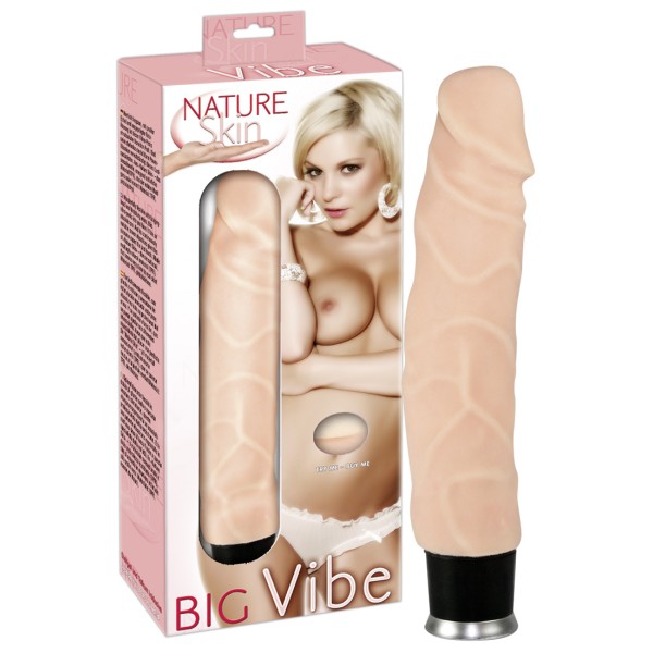 Вибратор-реалистик Nature Skin Big Vibe - 22 см