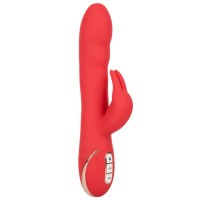 Красный вибромассажер-кролик с функцией нагрева Heated Silicone Ultra-Soft Rabbit - 21,5 см. Красный вибромассажер-кролик с функцией нагрева Heated Silicone Ultra-Soft Rabbit - 21,5 см.