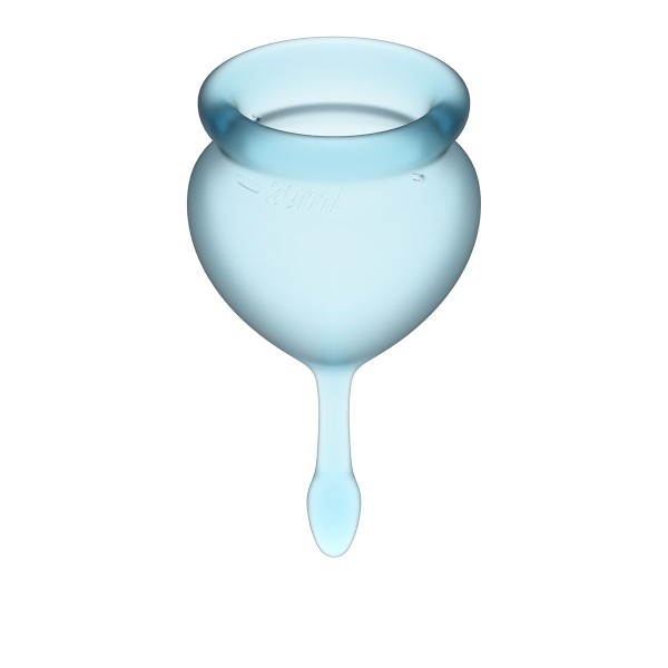 Набор голубых менструальных чаш Feel good Menstrual Cup