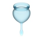 Набор голубых менструальных чаш Feel good Menstrual Cup