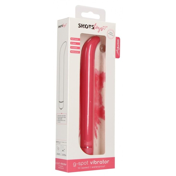 Розовый компактный вибростимулятор G-Spot Vibrator - 16 см